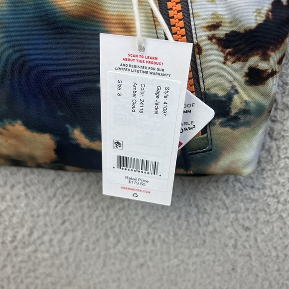 Obermeyer Teen Ski Snowboard Gage Jacket Amber Cloud Hooded Coat Size S (8) - Picture 6 of 11